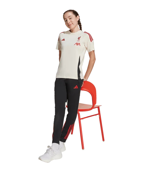 dětské bavlněné tričko adidas fc liverpool tiro bílé