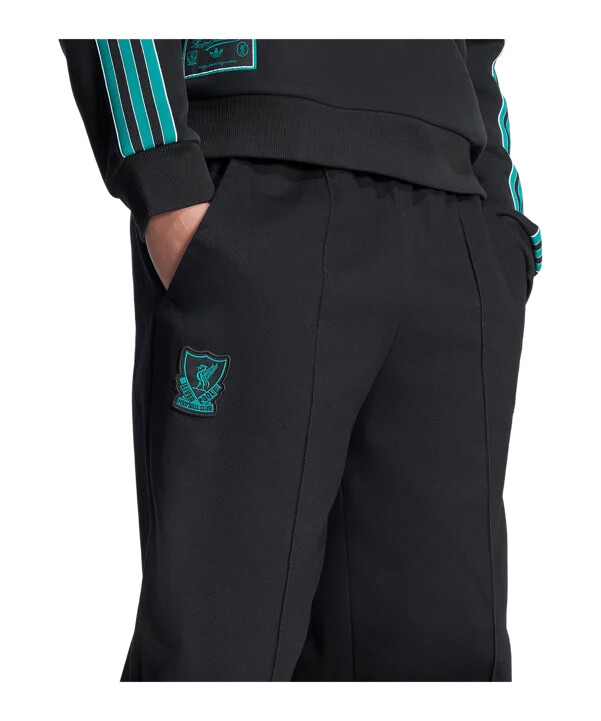 adidas fc liverpool icon drill kalhoty Černé