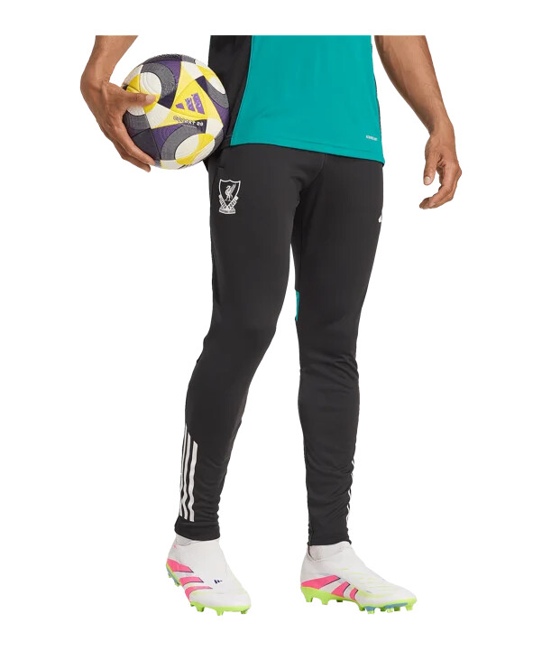 tréninkové kalhoty adidas fc liverpool european 20252026 černé