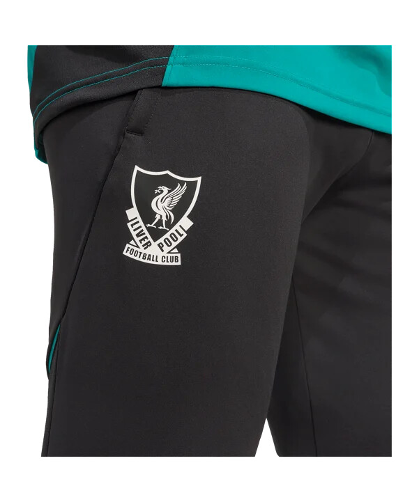 tréninkové kalhoty adidas fc liverpool european 20252026 černé