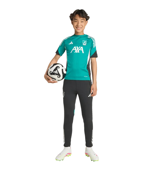 dětské tréninkové kalhoty adidas fc liverpool european 20252026 černé