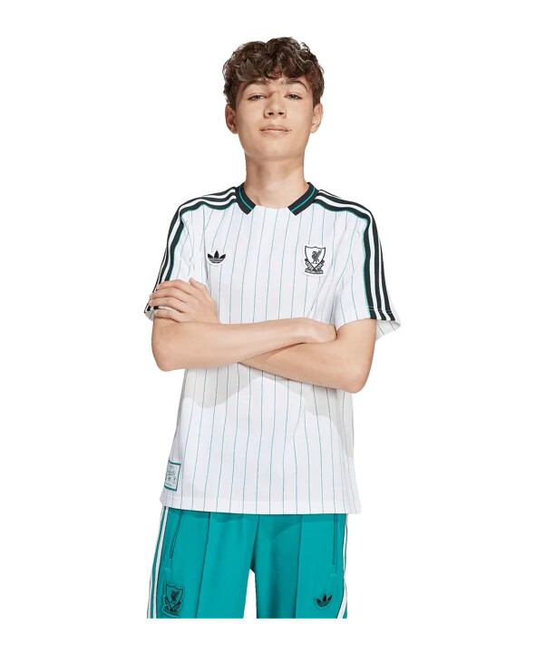 dětský dres adidas fc liverpool icon bílý