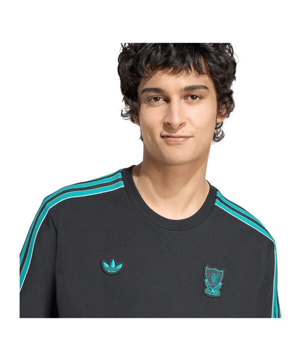 tričko adidas fc liverpool icon černé