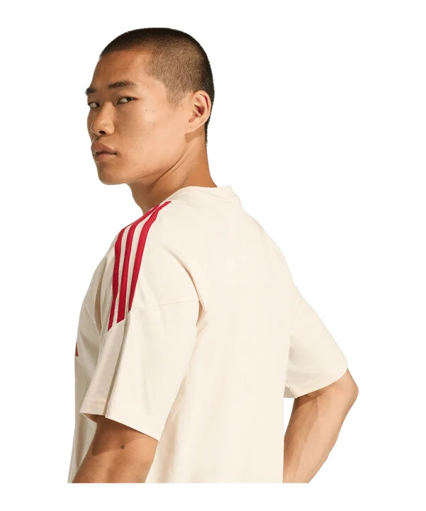 bavlněné tričko adidas fc liverpool tiro bílé