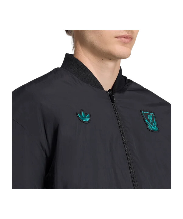 bunda adidas fc liverpool icon černá