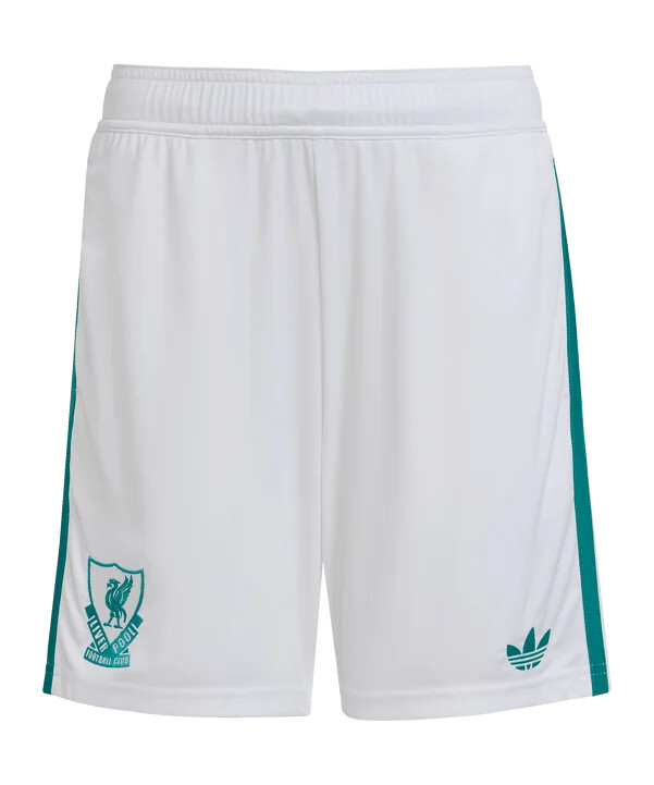 dětské kraťasy adidas fc liverpool 3rd 20252026 bílé