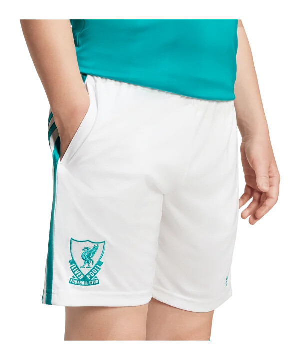 dětské kraťasy adidas fc liverpool 3rd 20252026 bílé