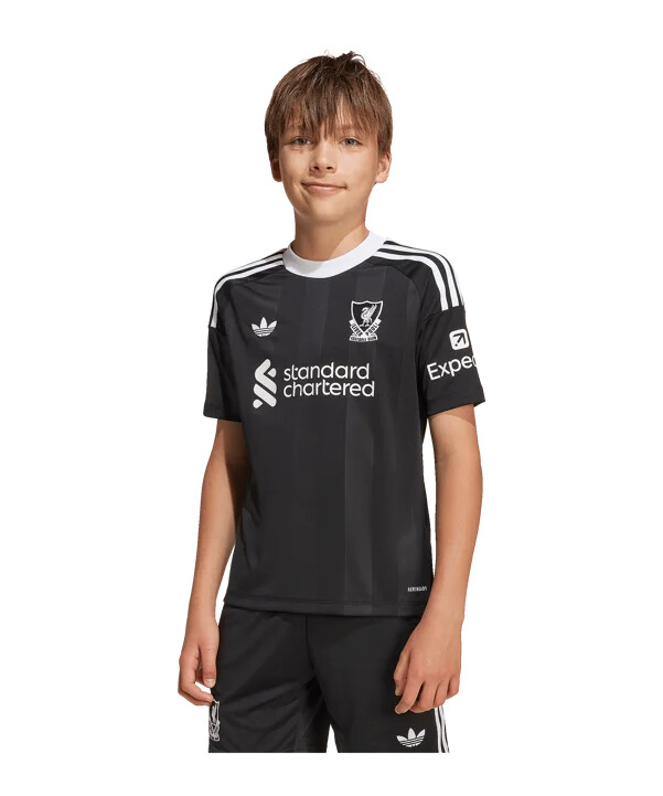 dětský brankářský dres adidas fc liverpool 3. ročník 20252026 černý