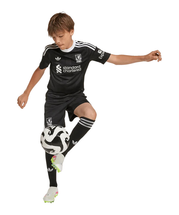 dětský brankářský dres adidas fc liverpool 3. ročník 20252026 černý