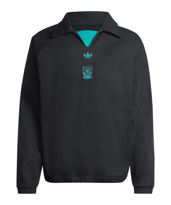 mikina adidas fc liverpool icon drill černá