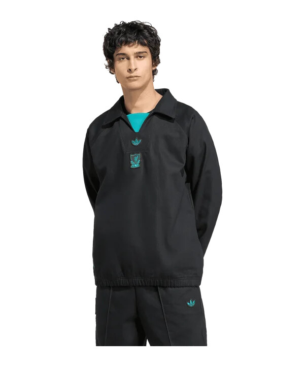mikina adidas fc liverpool icon drill černá