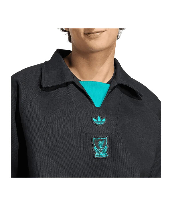 mikina adidas fc liverpool icon drill černá