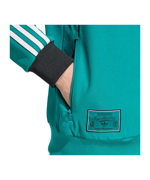 mikina adidas fc liverpool icon track zelená