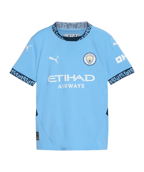 puma manchester city dres domácí 2425 dětský modrý f01