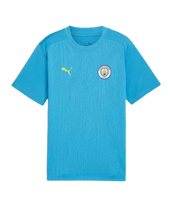 puma manchester city tréninkové tričko dětské modré f11