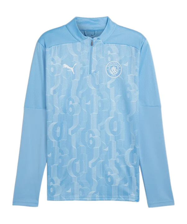 mikina puma manchester city s předzápasovou prezentací 20242025 modrá f21