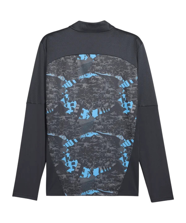 mikina puma manchester city prematch 14 zip 20242025 Šedá f74