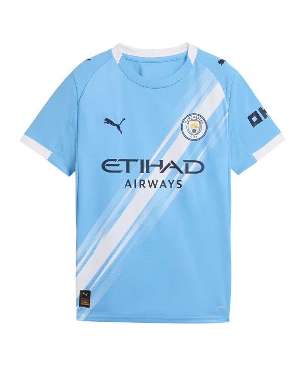 puma manchester city dres domácí 20252026 dětský modrý f01