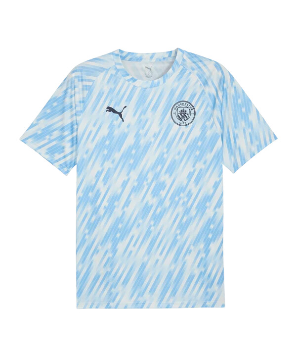 puma manchester city zahřívací tričko modré f10