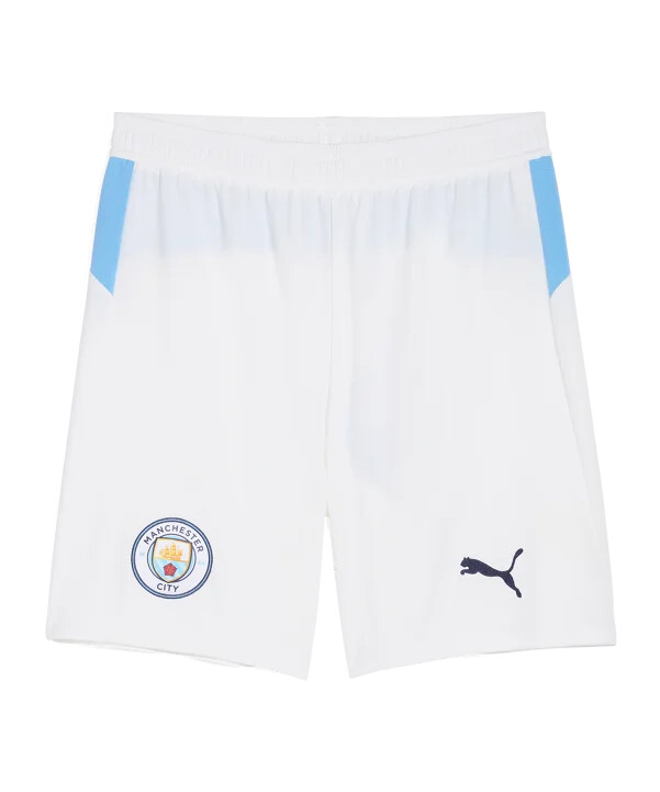 puma manchester city kraťasy home 20252026 bílé f22