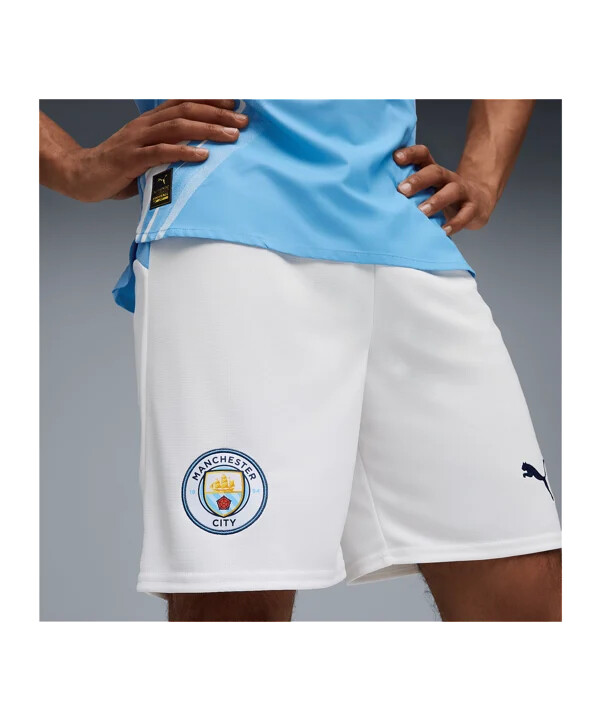 puma manchester city kraťasy home 20252026 bílé f22