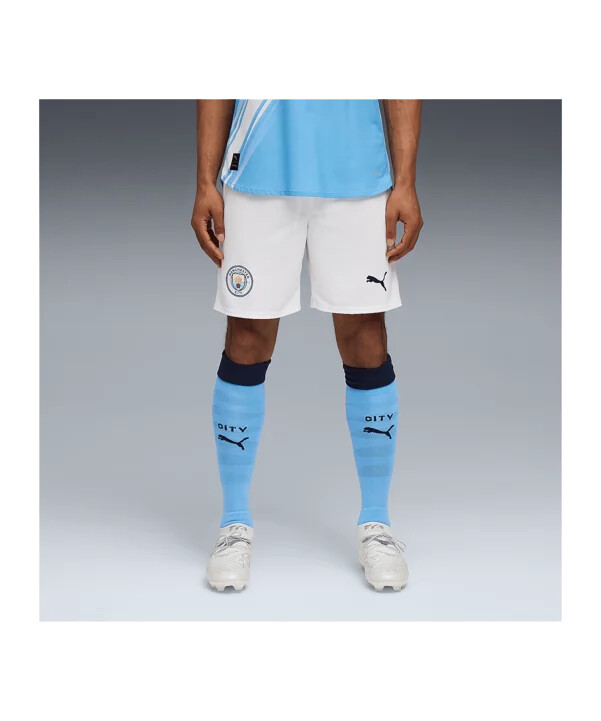puma manchester city kraťasy home 20252026 bílé f22