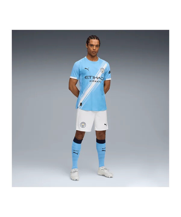 puma manchester city kraťasy home 20252026 bílé f22