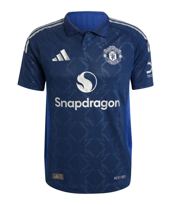 venkovní dres adidas manchester united authentic 20242025 modrý