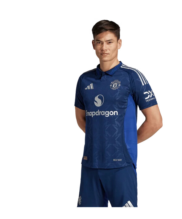 venkovní dres adidas manchester united authentic 20242025 modrý