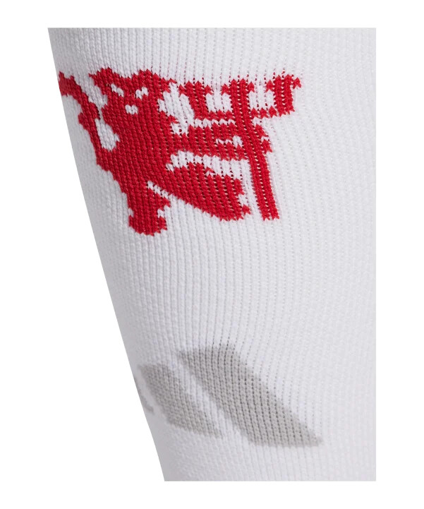 adidas manchester united home ponožky 20242025 bílé