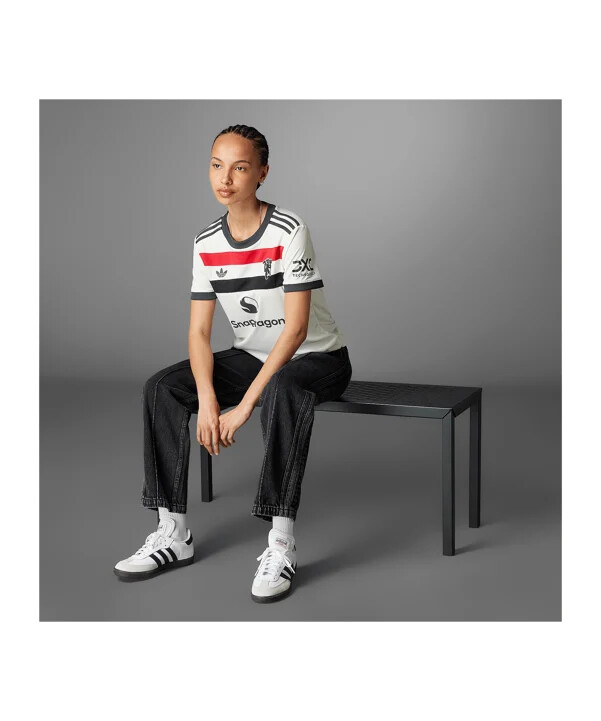 dámský dres adidas originals manchester united 3. týmu 20242025 bílý