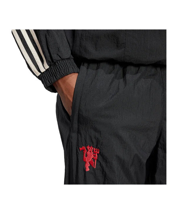 tréninkové kalhoty adidas originals manchester united černé