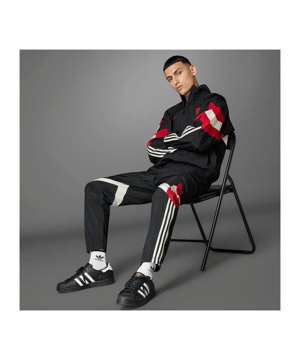tréninkové kalhoty adidas originals manchester united černé