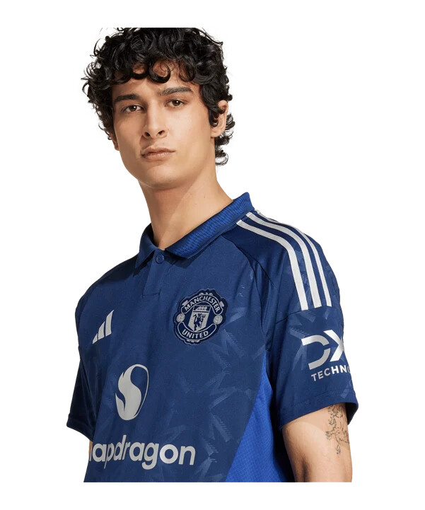 venkovní dres adidas manchester united 20242025 modrý