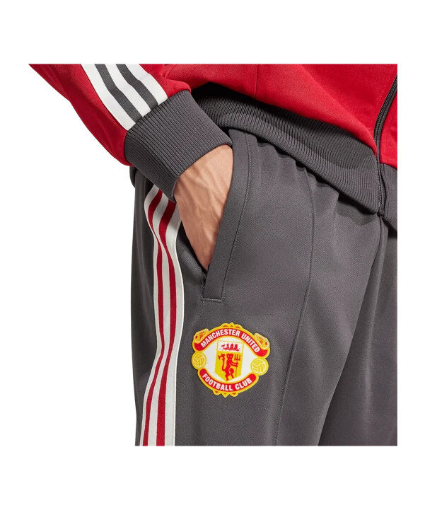 tréninkové kalhoty adidas originals manchester united beckenbauer černé