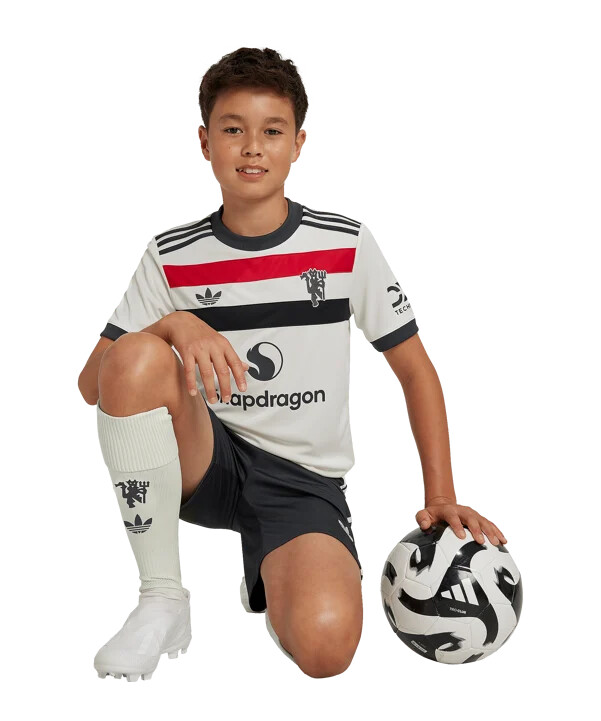 dětské kraťasy adidas originals manchester united 3rd 20242025 šedé