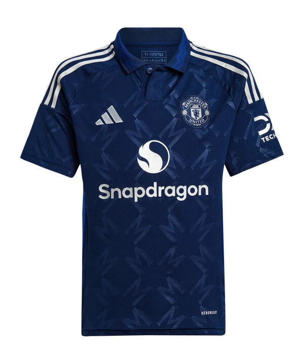 dětský venkovní dres adidas manchester united 20242025 modrý