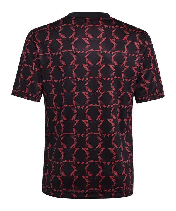 dětský předzápasový dres adidas manchester united 20242025 černý