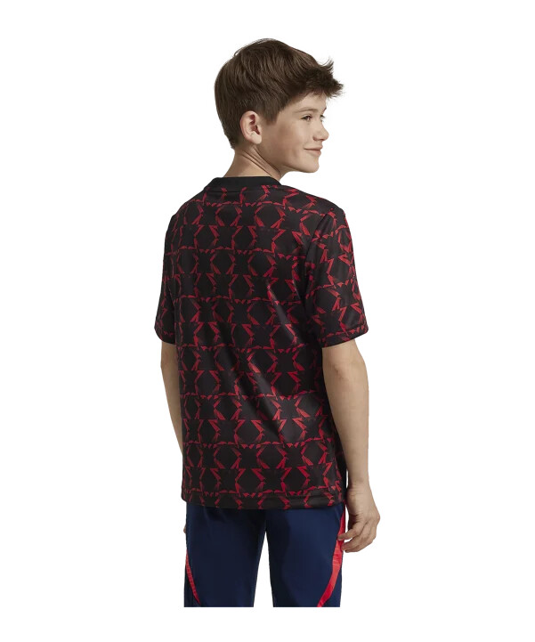 dětský předzápasový dres adidas manchester united 20242025 černý