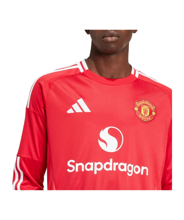 domácí dres adidas manchester united s dlouhým rukávem 20242025 červený