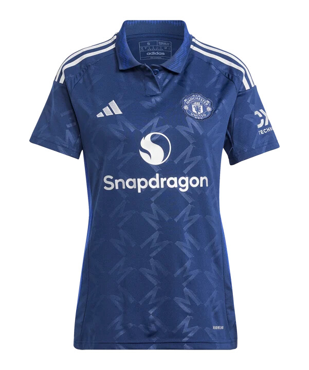 dámský venkovní dres adidas manchester united 20242025 modrý
