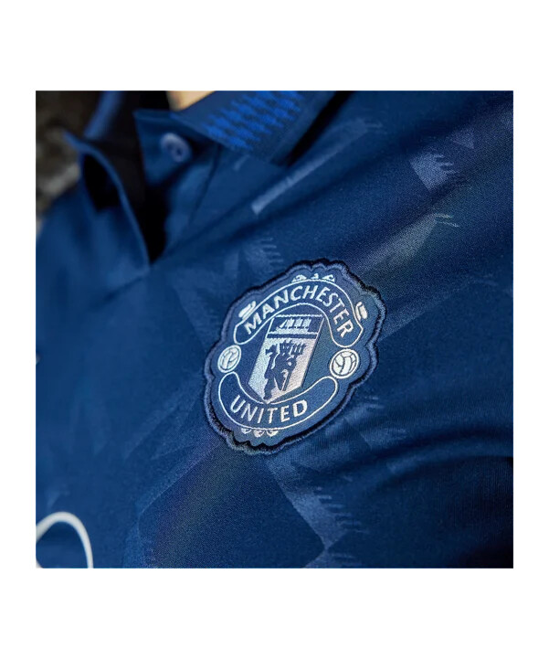 dámský venkovní dres adidas manchester united 20242025 modrý