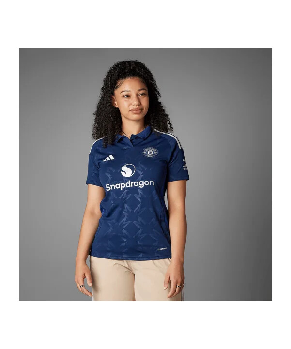dámský venkovní dres adidas manchester united 20242025 modrý