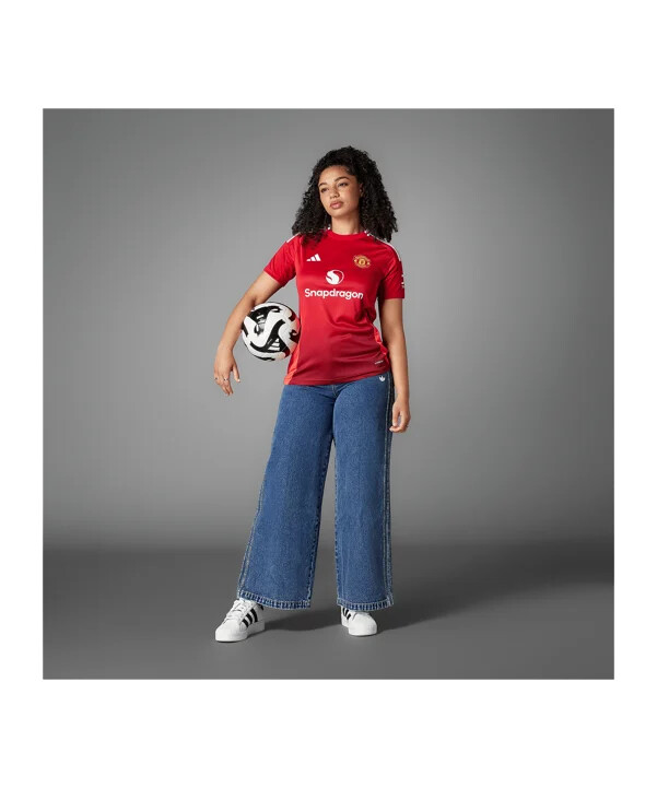 dámský domácí dres adidas manchester united 20242025 červený