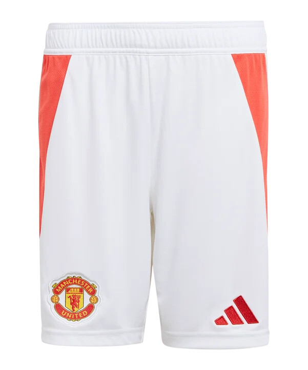 dětské kraťasy adidas manchester united home 20242025 bílé