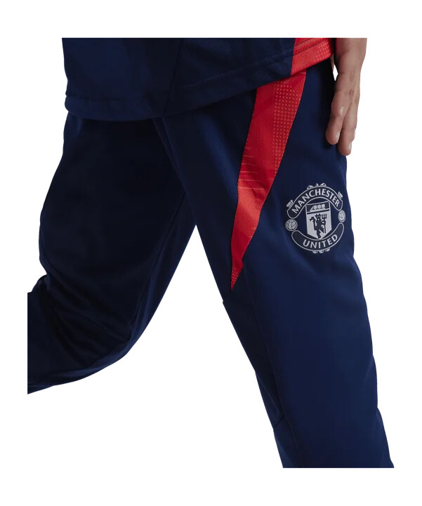 dětské tréninkové kalhoty adidas manchester united modré