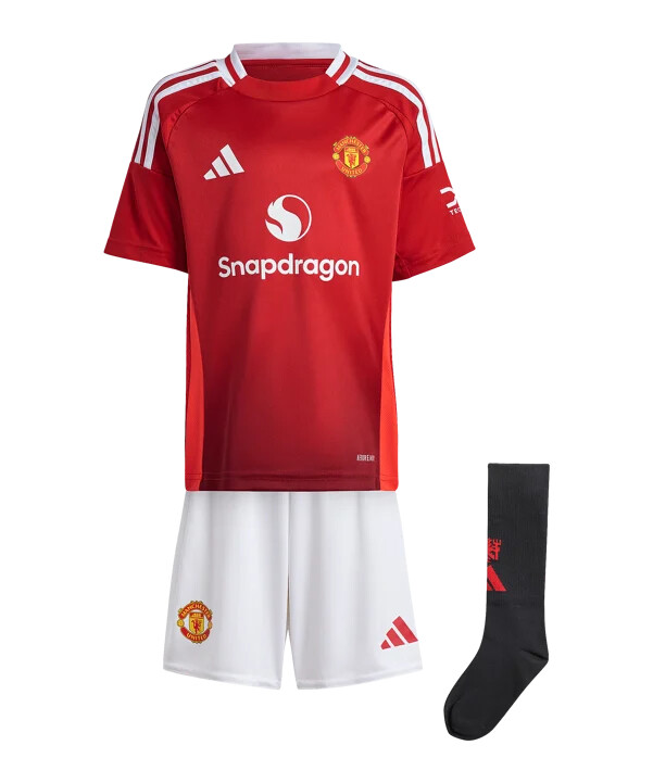 dětský minikres adidas manchester united home 20242025 červený
