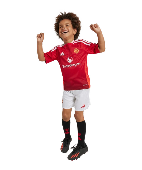 dětský minikres adidas manchester united home 20242025 červený