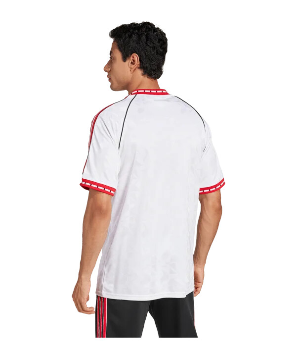 venkovní dres adidas manchester united 1991 bílý