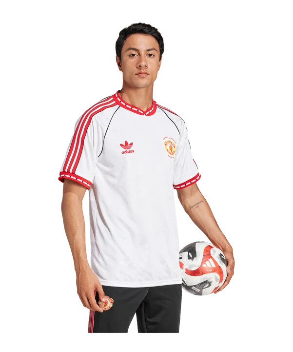 venkovní dres adidas manchester united 1991 bílý